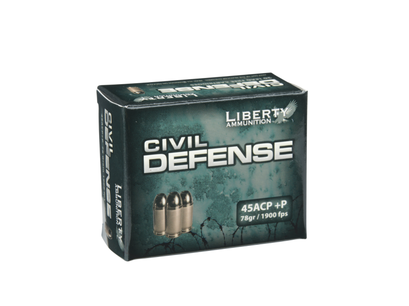 Liberty Civil Defense 45ACP 78 Grain 20Rd Box - Ammo master - Ammo Depot USA